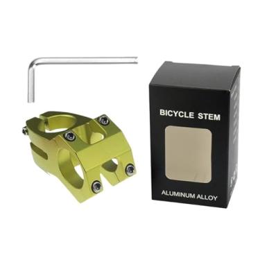 Imagem de Mesa de guidão MTB 31.8mm MTB Power, leve, em liga de alumínio, para bicicletas de estrada, BMX, DH e MTB.(Yellow-Green)