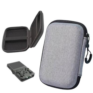 Imagem de Bolsa de armazenamento eletrônico, estojo de transporte de acessórios eletrônicos de cor sólida - Organizador de viagem para viagem, acessórios de jogos, bolsa de armazenamento para cabos para R 36S