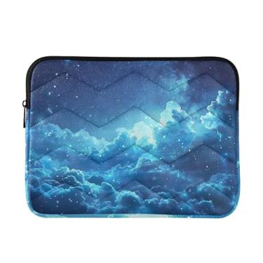 Imagem de Bolsa para laptop Night Sky, fina, leve, durável, trabalho, viagem, tablet, bolsa para laptop, masculina, de 13 a 14 polegadas