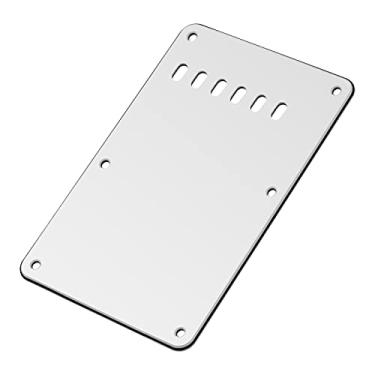 Imagem de Placa traseira de guitarra 3 camadas com 6 buracos para substituição cobertura elétrica ST Celulóide PVC Premium resistente protetor acabamento exquisito superfície lisa parafuso pré-perfurados instal