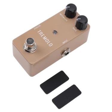 Imagem de Alomejor Pedal do Efeito Tremolo, Pedal de Tremolo de Guitarra Elétrica Com Desvio Verdadeiro para Redução de Ruído Silencioso