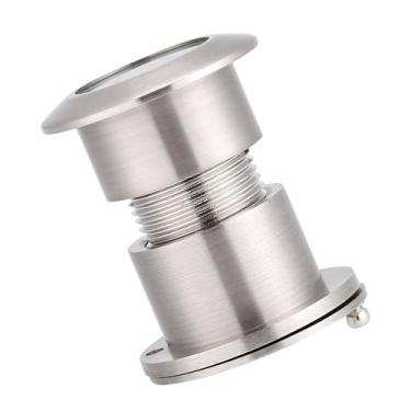 Imagem de Hyuduo Visualizador de Porta de Latão Sólido Com Tampa Giratória, Lente de Vidro óptico HD, Olho Mágico de Segurança Grande Angular de 28 Mm para Porta Frontal, Adequado para Residências, (#01)