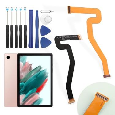 Imagem de Conector de tela de substituição de cabo flexível para Samsung Galaxy Tab A8 10,5 polegadas LCD Display Flex Cable para Galaxy Tab A8 SM-X200 SM-X205 placa mãe conector fita reparo peça com