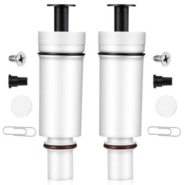 Imagem de Lounsweer Kit de cartucho de filtro de substituição de cartucho de válvula de descarga, kit de montagem, compatível com válvula de duto C-100500-kit M-101526-f3 503 504 séries, branco