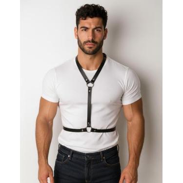 Imagem de Arreio Harness Peitoral em material sintético - OCASO, Preto