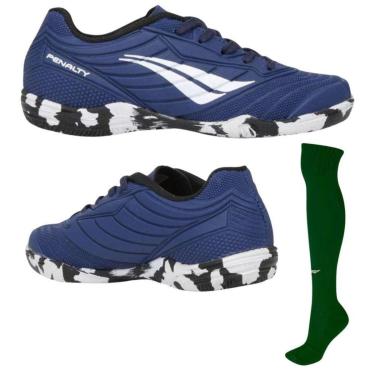 Imagem de Chuteira Futsal Penalty Matis Infantil Marinho Meião Matis-Unissex