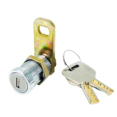 Imagem de Fechadura de câmera para gabinete caixa de dinheiro caixa de cofre equipamento de latão chave de móveis JA29 1 peça (chave diferente)