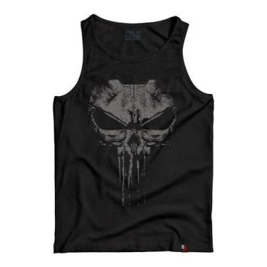 Imagem de Camiseta Regata The Punisher O Justiceiro Marvel Caveira - M&R Store, 
