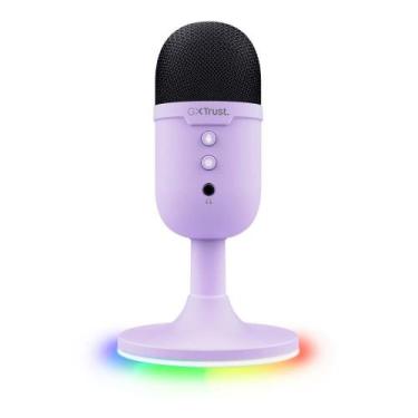 Imagem de Microfone Gamer GXTrust 234P Yunix, RGB, Compacto, Filtro Pop Integrad