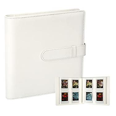 Imagem de Veicevol Álbum de fotos com 256 bolsos para mini câmera Fujifilm instax, livro de fotos com capa de couro para fotos Polaroid, álbum de fotos 2x3 para Fujifilm Instax Mini 12 11 9 40 90 8 7 Evo LiPlay