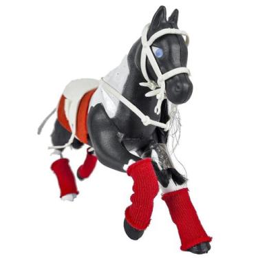 Imagem de Brinquedo Cavalo Realista Grande Animais Da Fazenda 20cm - Apolo Brinq