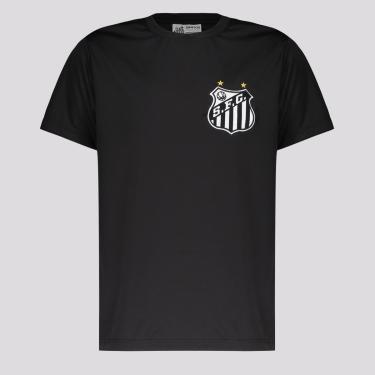 Imagem de Camisa Santos Logo Juvenil Preta-Unissex