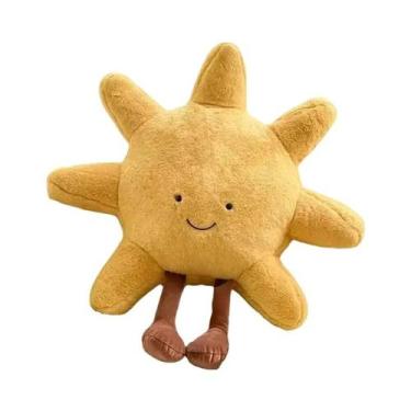 Imagem de Brinquedo De Pelúcia Sol Sorridente De 28cm, Almofada De Sofá Fofa, Pr