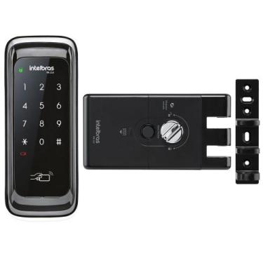 Imagem de Fechadura Digital Sem Fio Com Senha Porta de Correr FR 210 Intelbras
