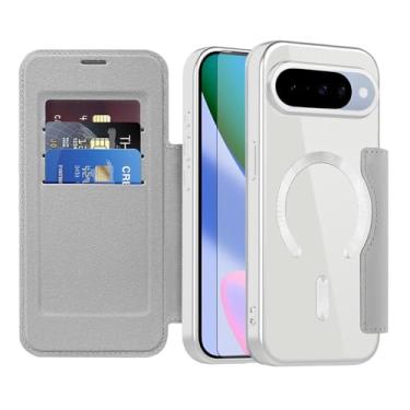 Imagem de Asuwish Capa de celular para Google Pixel 10/10 Pro 5G capa carteira magnética com protetor de tela de vidro temperado flip porta-cartão de crédito bloqueio RFID acessórios para celular Pixel10 10Pro