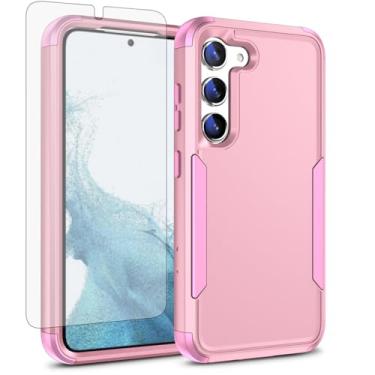 Imagem de Asuwish Capa de celular para Samsung Galaxy S23 Plus S23+ 5G capa de celular com protetor de tela e carregamento sem fio suporte rígido de três camadas Defender S23plus 23S + S 23 23+ SM-S916U 16.8 cm