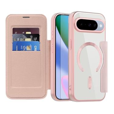 Imagem de Asuwish Capa de celular para Google Pixel 10/10 Pro 5G capa carteira magnética com protetor de tela de vidro temperado flip porta-cartão de crédito bloqueio RFID acessórios para celular Pixel10 10Pro