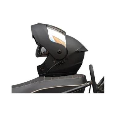 Imagem de Capacete Modular Aprovado Pelo DOT Com Dupla Lente E Visor Interno Par