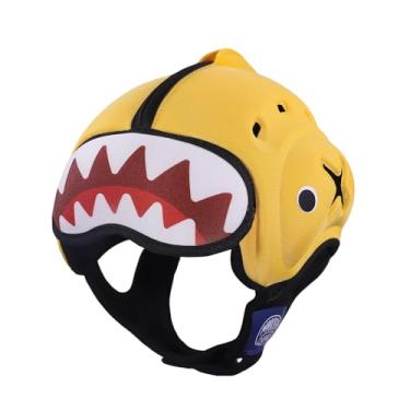 Imagem de Capacete protetor de cabeça de bebê Mambobaby Guard para engatinhar e caminhar - sem solavancos, pico de segurança macio - ultraleve, ajustável - adequado para bebês de 6 a 24 meses - Sunshine Shark
