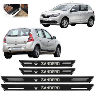 Imagem de Soleira De Porta Platinum Sandero Todos 2008 A 2025 Preto