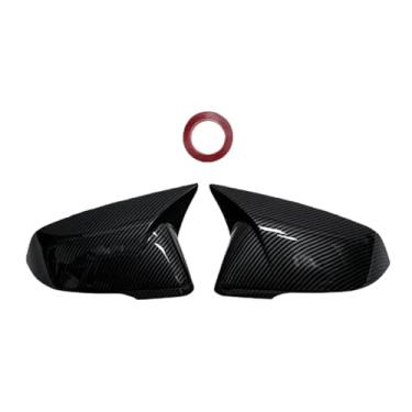 Imagem de Capa de substituição para espelho retrovisor de carro, compatível com bmw f44 active f40 x1 f48 f49 f39 x2 2 séries f45 f46, acessórios(Carbon Look)