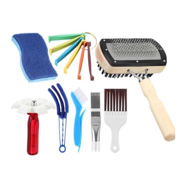 Imagem de Widecook Conjunto de 8 peças de limpador de barbatana de ar condicionado, escova de limpeza de bobina HVAC, condensador, alisador, evaporador, bobina de limpeza, condensador de pente AC, kit de