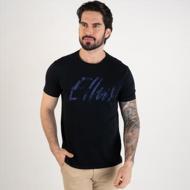 Imagem de Camiseta Ellus Cotton Fine Preta-Masculino
