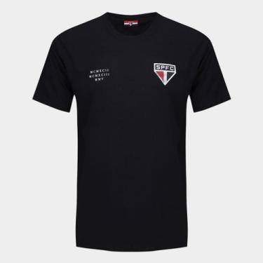 Imagem de Camiseta São Paulo Classic Masculina - Surf Center, Preto, GG