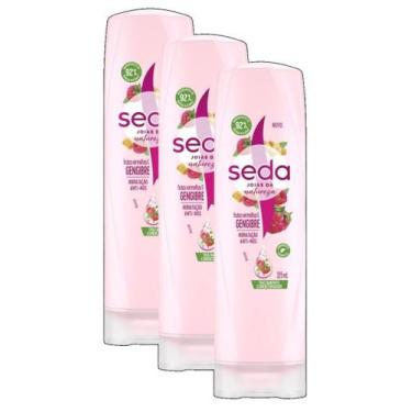 Imagem de kit 3 Condicionador Seda Frutas Vermelhas E Gengibre 325ml