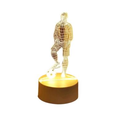 Imagem de Luz Noturna LED Quente Com Padrão De Futebol, Plug USB, Presente De An