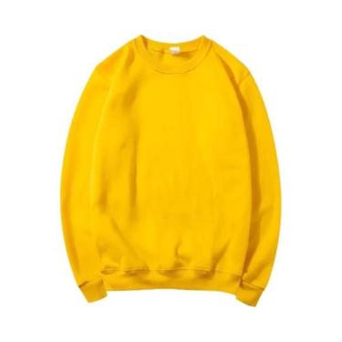 Imagem de Camiseta Feminina Solta De Manga Longa, Estilo Coreano, Casual, Confor