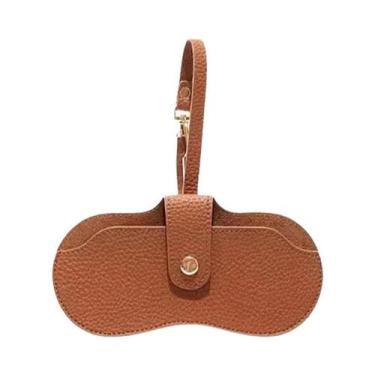 Imagem de Estojo De Óculos Slim Portátil Em Couro Macio, Organizador De Óculos D