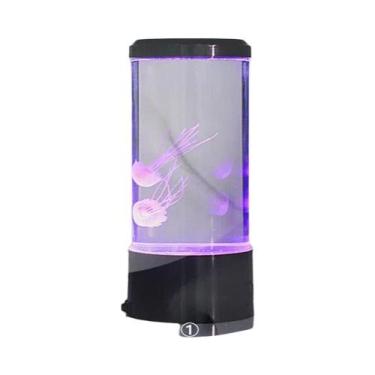 Imagem de Lâmpada De Água-Viva Que Muda De Cor Com LED E Controle Remoto, Luz De