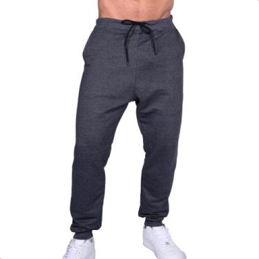 Imagem de Calça Moletom Leve Skinny Adulto Academia Treino Confortável - D B Ace