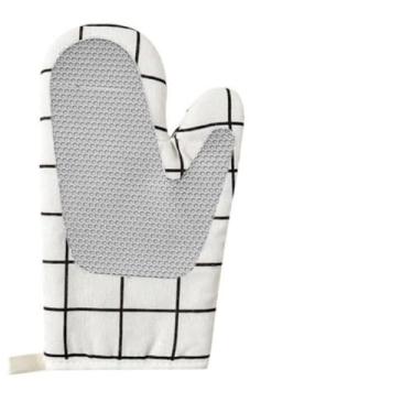 Imagem de Luva Térmica para Forno e Fogão 1 Peça – Luva Resistente ao Calor para Panela e Formas Quente – Luva Anti Calor para Assar, Churrasco, Grill e Assadeira - UpShop (Branco)