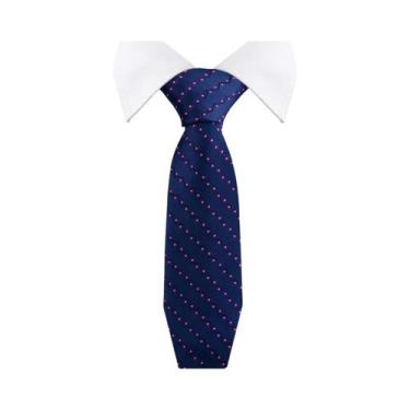 Imagem de Gravata Masculina Slim Paisley De 36 Cores, Luxuosa, Azul Vintage, Par