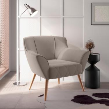 Imagem de Poltrona Para Sala De Recepção Viana Inca Marrom