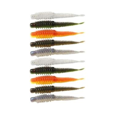 Imagem de Kit De Iscas Artificiais Macias 10 Peças 65cm 75cm 85cm TPE Worm Jig H