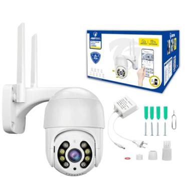 Imagem de Câmera Externa Ip Prova D'água Infravermelho Externa Wifi Hd App Yoosee