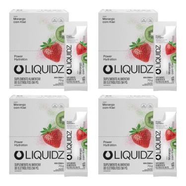Imagem de LIQUIDZ® - Eletrólitos Zero Açúcares Morango - 4Cx -56 sachês-Unissex