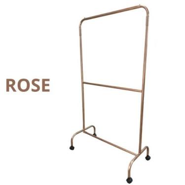 Imagem de Arara Cabideiro Dupla Dobravel Com Rodinhas 100cm - - valemixxhome, RO