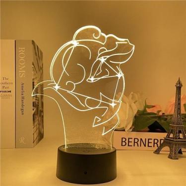 Imagem de A luz noturna Genshins afeta a mudança de cor do LED 3D Ganyus - Yiwei