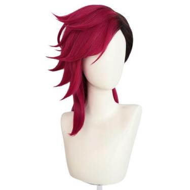 Imagem de Peruca de cosplay Arcanes Vi Synthetic Hair 55cm para Halloween - yiwe