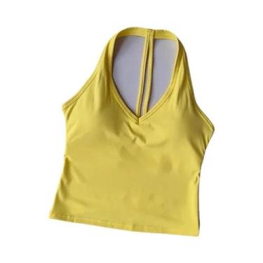 Imagem de Sutiã Esportivo Feminino Sexy Com Decote Em V, Confortável E Respiráve