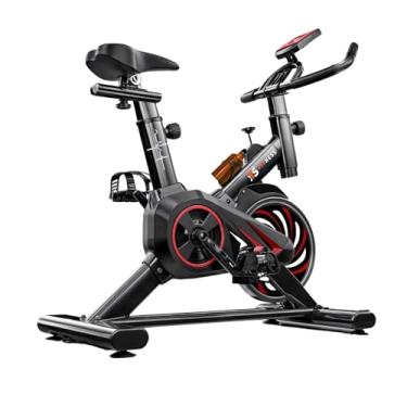 Imagem de Bicicleta Ergométrica Fitness Para Cardio E Musculação Academia Com Base Cor Preto E Vermelho Marca Its 8kg Inercia