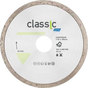 Imagem de Disco De Corte Diamantado, Modelo Classic, 110 Mm, Contínuo, Norton Ostenvonder