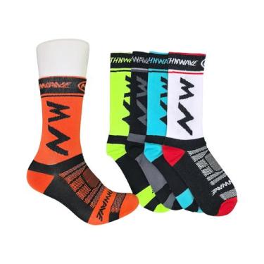 Imagem de Meias Esportivas Masculinas De Cano Médio, 1/3/5 Pares, Compressão Fit