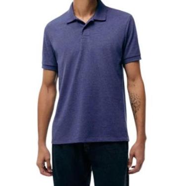 Imagem de Camisa Polo Masculina Hering MC Regular Azul Indigo - N3A7MK-Masculino