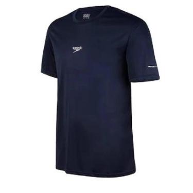 Imagem de Camiseta Speedo Basic Essential - Azul Marinho-Unissex