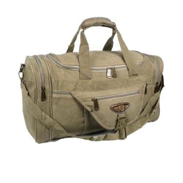 Imagem de Bolsa Sacola Academia E Viagem Lona 50 L Kvn JA7012, Bege